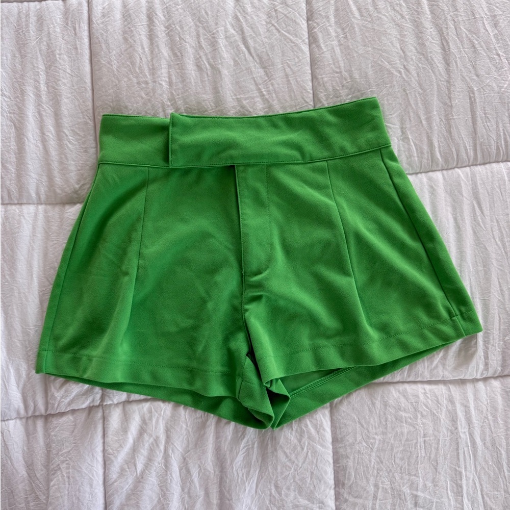 Sincerely Jules High Waist Green Shorts